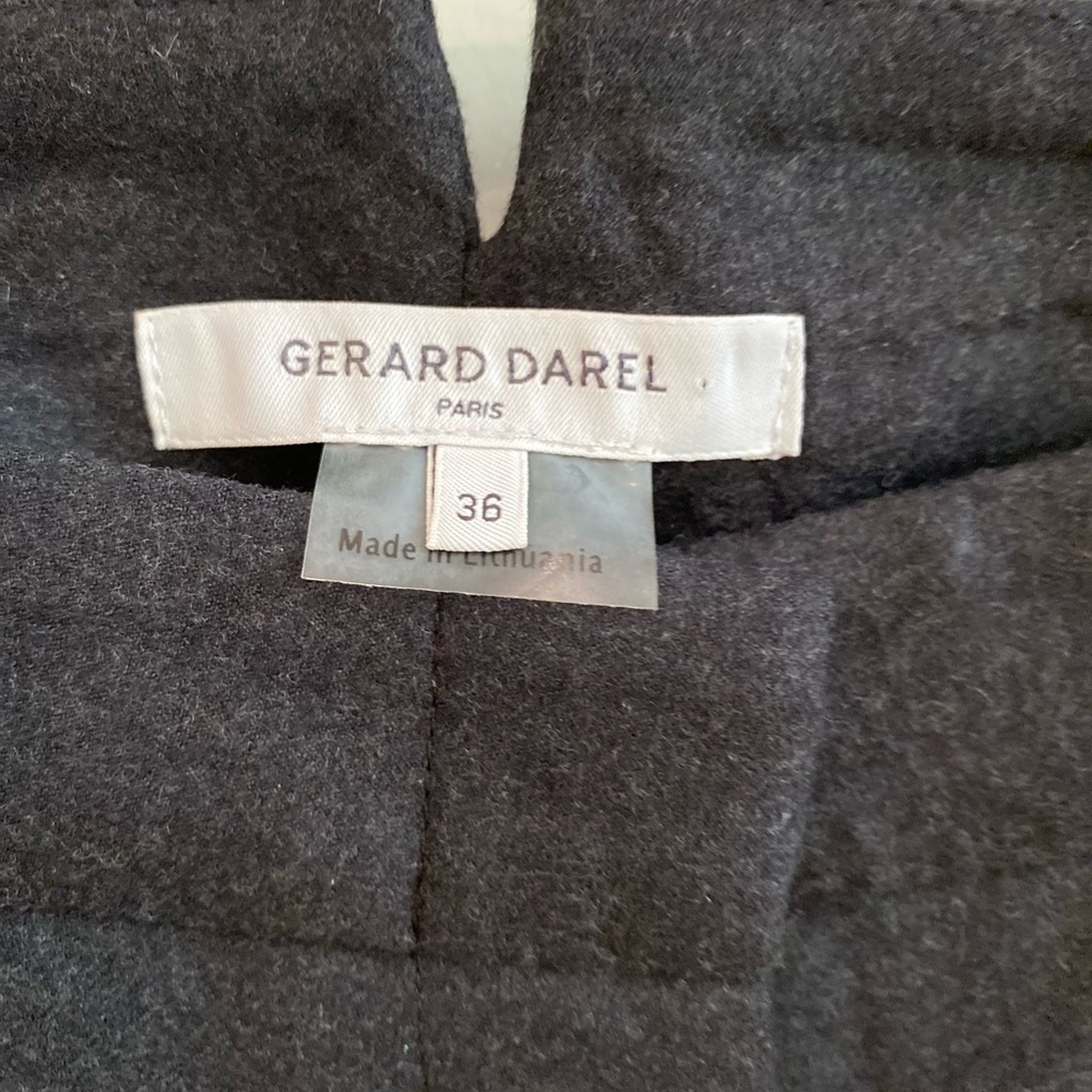 Grey flannel wall thin dress pants